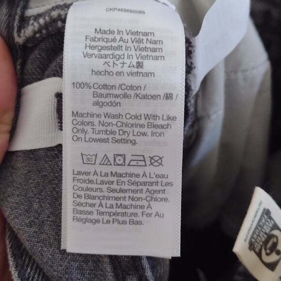 NWT Madewell Cross Tab Edition '90s Straight Jeans Size 28 in Burwick Wash Rigid - Picture 8 of 14